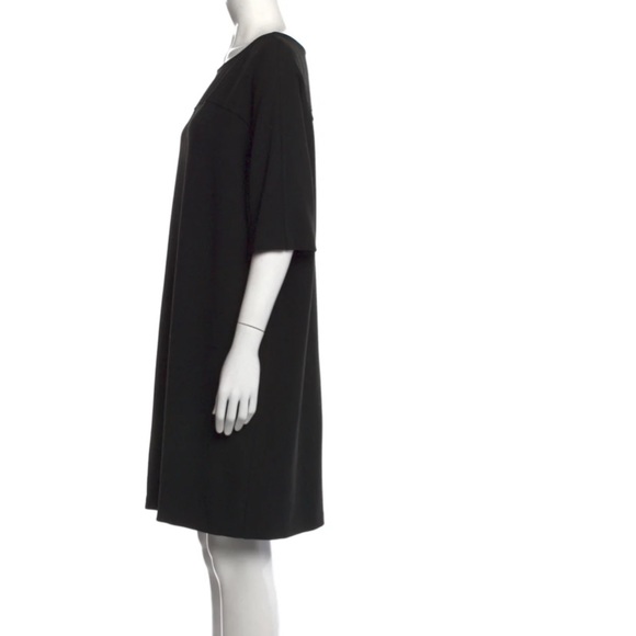 HATCH Maternity Shift Mini Short Dress Black Boat Neckline size 0 - Picture 2 of 11